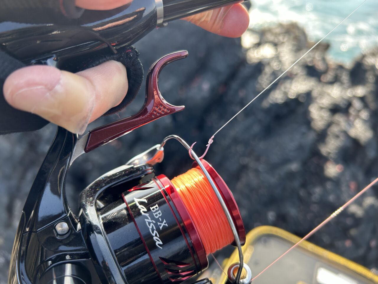 シマノ【磯釣り名機】BB-X オナガスペシャル6000番※レバーブレーキ 